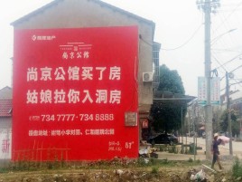 巴东墙体广告在乡镇、农村市场的媒体优势